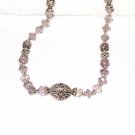 ST110       Mixed Stones Necklace in Sterling Silver