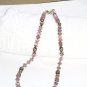 ST110       Mixed Stones Necklace in Sterling Silver