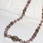 ST110       Mixed Stones Necklace in Sterling Silver