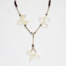 ST197       Mixed Stones Necklace in Sterling Silver