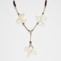 ST197       Mixed Stones Necklace in Sterling Silver