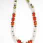 ST199 Mixed Stones Necklace in Sterling Silver