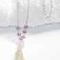 ST284       Mixed Stones Necklace in Sterling Silver