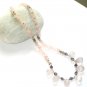 ST346       Mixed Stones  Necklace in Sterling Silver
