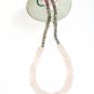 ST360 Rose Quartz and Labradorite Necklace in Sterling Silver