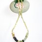 ST362       Rose Quartz and Smoky Quartz Necklace in Sterling Silver