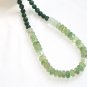 ST363       Jade and Green Onyx Necklace in Sterling Silver