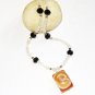 ST368       Mixed Stones  Necklace in Sterling Silver