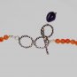 ST423       Mixed Stones  Necklace in Sterling Silver