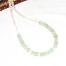 ST424       Jade and Rose Quartz  Necklace in Sterling Silver