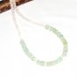 ST424       Jade and Rose Quartz  Necklace in Sterling Silver