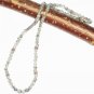 ST459       Mixed Stones  Necklace in Sterling Silver