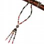 ST464       Mixed Stones  Necklace in Sterling Silver