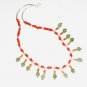 ST470       Mixed Stones  Necklace in Sterling Silver
