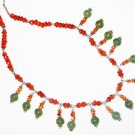 ST470       Mixed Stones  Necklace in Sterling Silver
