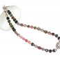 ST516 Mixed Stones Necklace in Sterling Silver