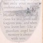 Mothers Day~Vintage Framed "Mothers" Day Poem FREE SHIPPING!