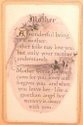 Mothers Day~Vintage Framed "Mothers" Day Poem FREE SHIPPING!