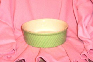 Vintage 30's RARE Green HALL SOUFFLE DISH FREE SHIPPING!