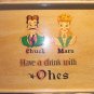 Chrissy Tray  with vintage decals from the Ohe Family! FREE SHIPPING!