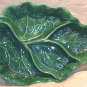 âRhubarbâ Leaf Serving Dish by Coral M ? 1951 FREE SHIPPING!