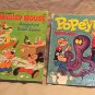 Big Little Book: Popeye Danger Ahoy! 1969 + Mickey Mouse-1968 FREE SHIPPING!