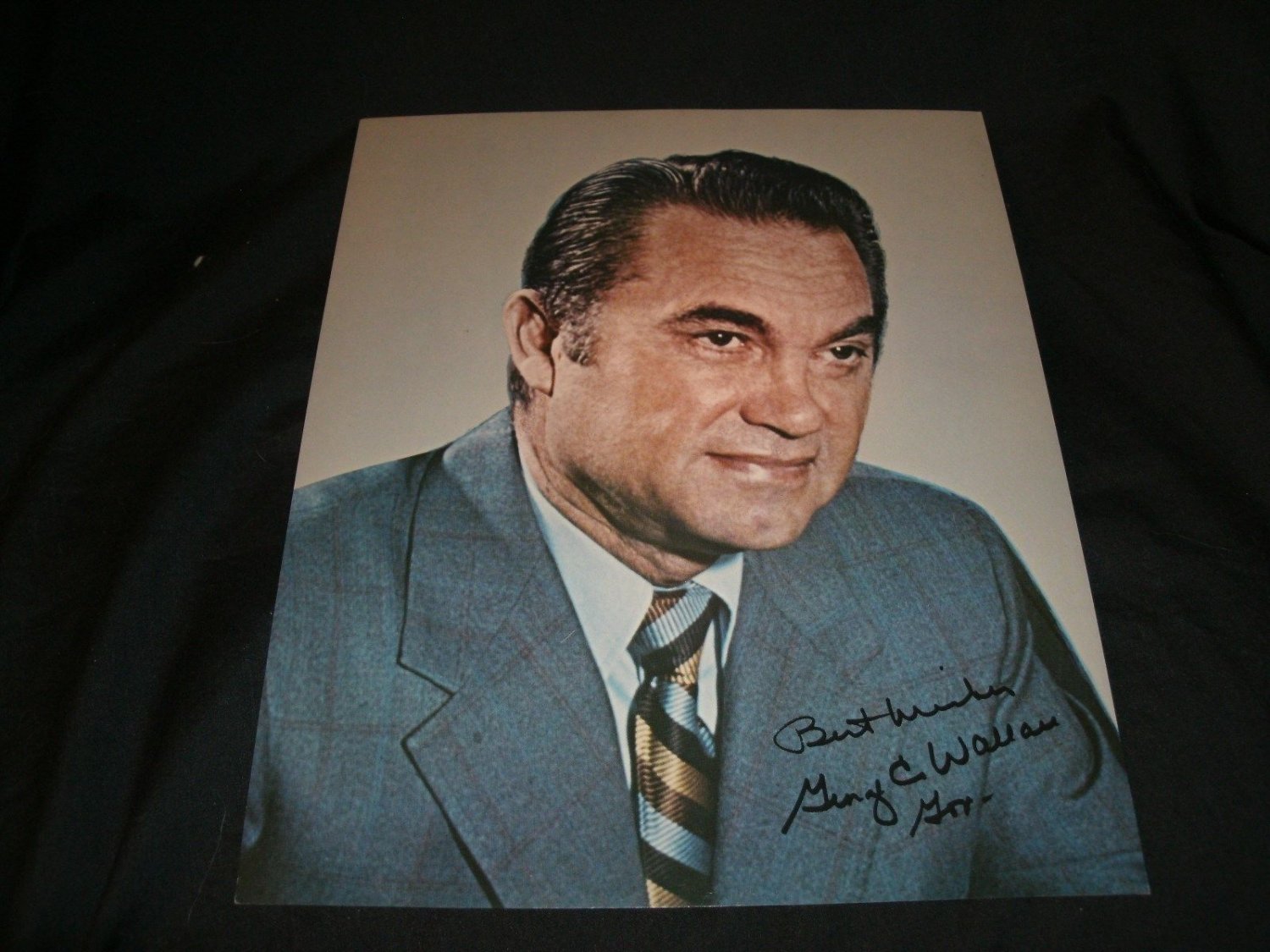 Signed Photo Of Alabama Governor George C Wallace