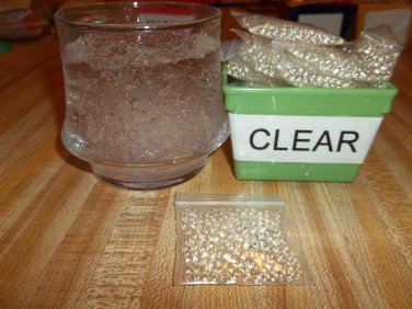Water Beads - Gel Beads - Plant Soil Beads 1 bag Clear