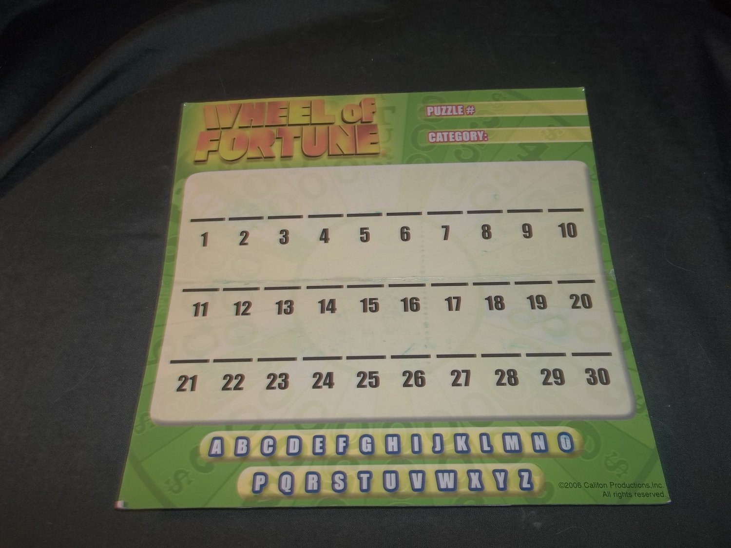 Wheel Of Fortune Game Lightning Box