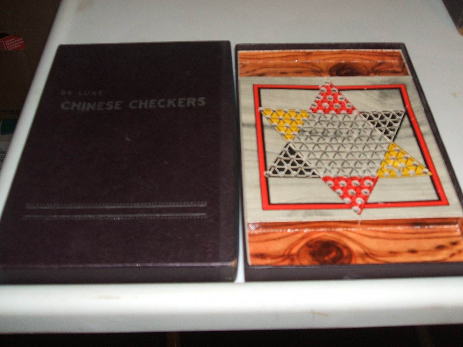 Deluxe Games, Bookshelf Style, 4 Game set from 1930's