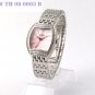 SWAROVSKI LADY WATCH WITH SOLID BRACELET AND PINK MOP DIAL