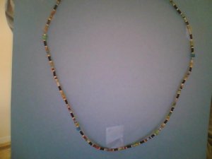 21" beaded necklace