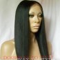 18" #1---Yaki Straight 100% Indian Remy Full Lace Wig