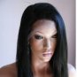 14" #1b---Yaki Straight 100% Indian Remy Full Lace Wig
