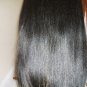14" Full Lace Wig, 100% Indian Remy Silky Straight #1B Off Black