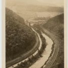 National Highway from Lover's Leap, Cumberland, MD RPPC US 40 postcard postmarked 1950  #0189