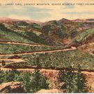 Lariat Trail, Lookout Mountain, Denver Mountain Parks  Denver, CO Postcard Circa 1930s  #0237