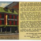 Ye Olde Oyster House Union St Boston, MA Linen Postcard Tichnor  #0341