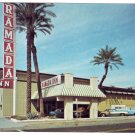 Ramada Inn  Phoenix, AZ  Postcard  Downtown cars circa 1960s  #0337