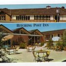 Hitching Post Inn, Cheyenne, WY Postcard Multi-view Postcard AAA and Best Western Motels Logos #0364