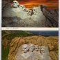 Mt. Rushmore postcard folder, 6 detachable postcards intact, Plastichrome early 1960s #0368