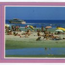 Sightseeing boat and tidal pool with sunbathers and swimmers WILDWOOD BEACH, N.J. Postcard  #0371