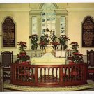Old Wye Church View of Altar  Wye Mills, MD Plastichrome postcard #0384