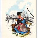 Nelis Nurseries Holland MI Vintage Advertising Postcard Young Couple  #0420