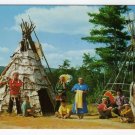 Indian Village, Lake George, N.Y. Vintage Postcard photo Richard K. Dean 1950s  #0436