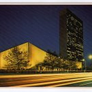 United Nations Building night view Postcard   #0441