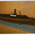 MERRIMACK the Confederate ironclad model at Fort Monroe Casemate Museum VA postcard  #0476
