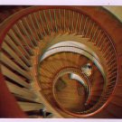 Twin Spiral stairway Micajah Burnett Shakertown Pleasant Hill, KY Postcard Walter H. Miller Photo