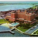 The Chamberlin Hotel Fort Monroe, VA Postcard Aerial View 1960s    #0469