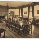 Raleigh Tavern, Apollo Room, Williamsburg, VA postcard Lincoln Sepia #0493